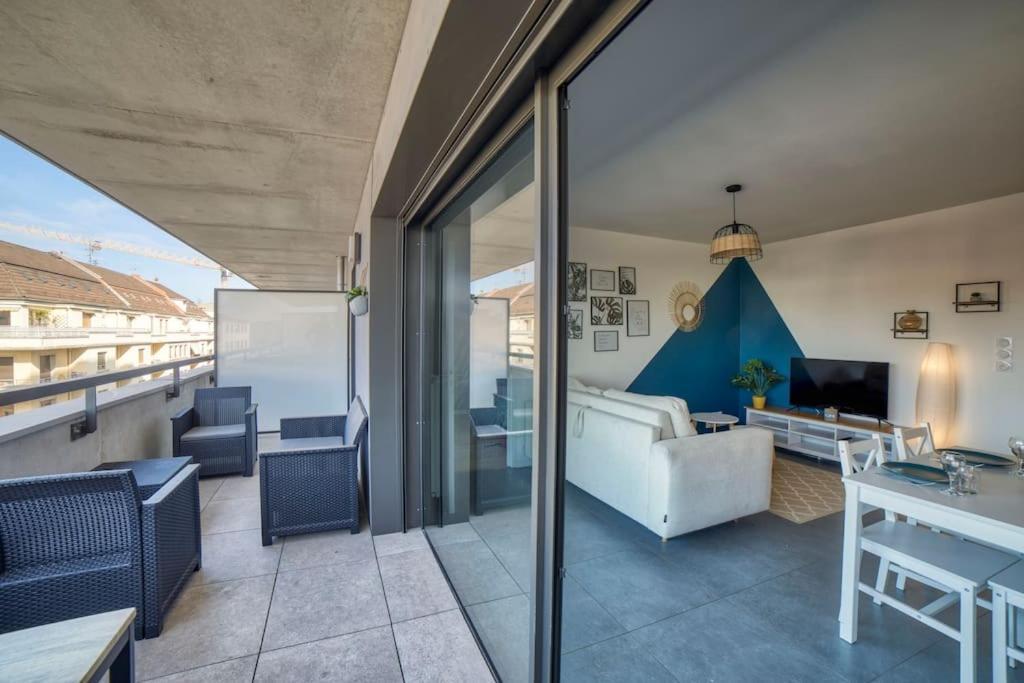 Апартаменты Modern'Blue - Gare Annemasse A 3Min-Geneve Acces Direct Экстерьер фото